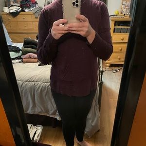 Banana Republic burgundy lightweight sweater